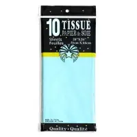 Бумага упаковочная тишью, &laquo;Конфетти&raquo;, голубая, 50&times;66 см