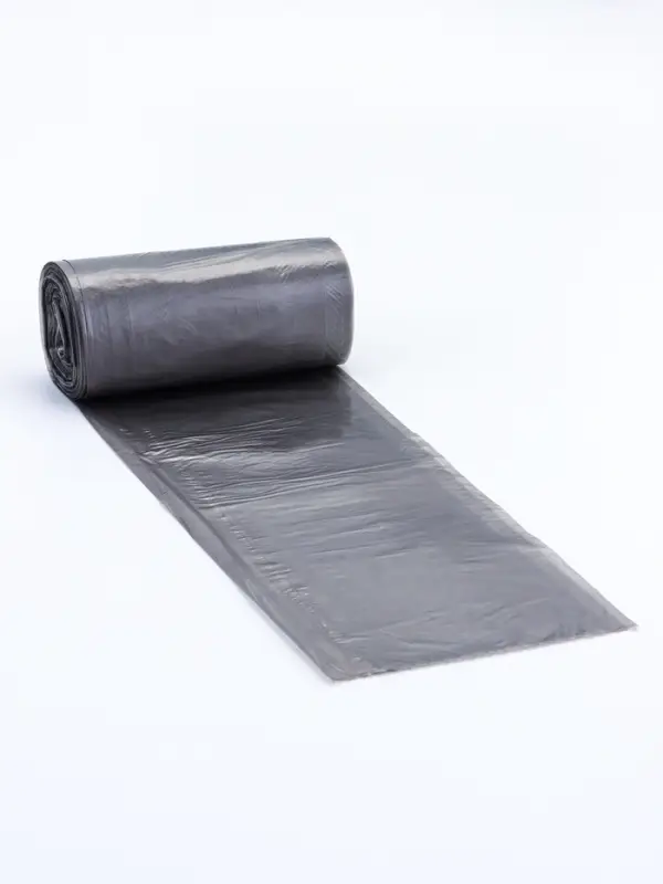 Мешки для мусора в рулоне 30 л,черные, ПНД,толщина 10 мкм, 50 шт