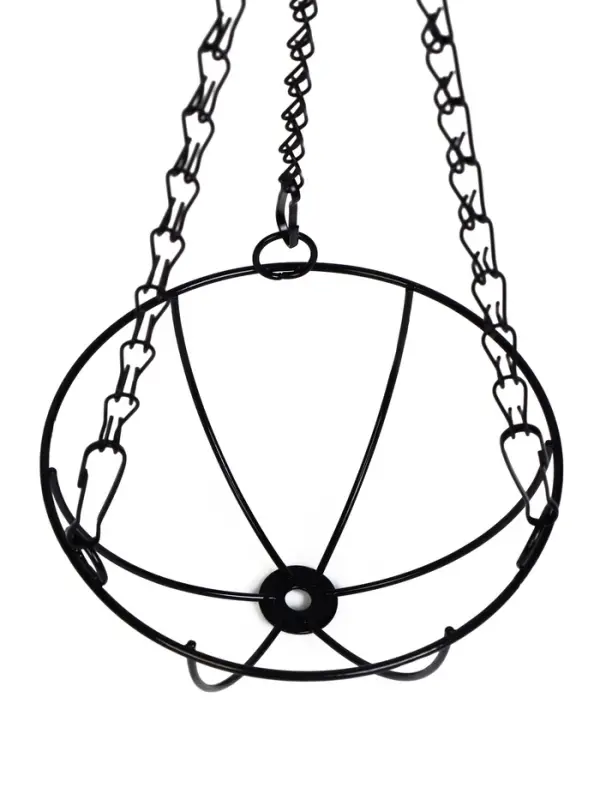 Кашпо подвесное d=15 см, с кокосовым вкладышем "Полусфера"