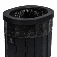 Туалет складной туристический Maclay, комплект: 15 мешков, 12 пакетов абсорбента