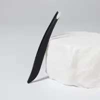 Пинцет скошенный, узкий 9 см, чёрный