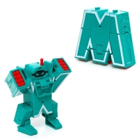Набор роботов &laquo;Алфавит&raquo;, трансформируются, 6 штук, собираются в 1 робота