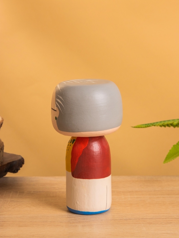 Деревянная кукла кокеши &laquo;Ирис&raquo;, 8&times;7.5&times;16 см