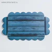 Коробка для печенья, кондитерская упаковка с пластиковой крышкой, &laquo;Вкусно&raquo;, 21 х 10.5 х 3 см