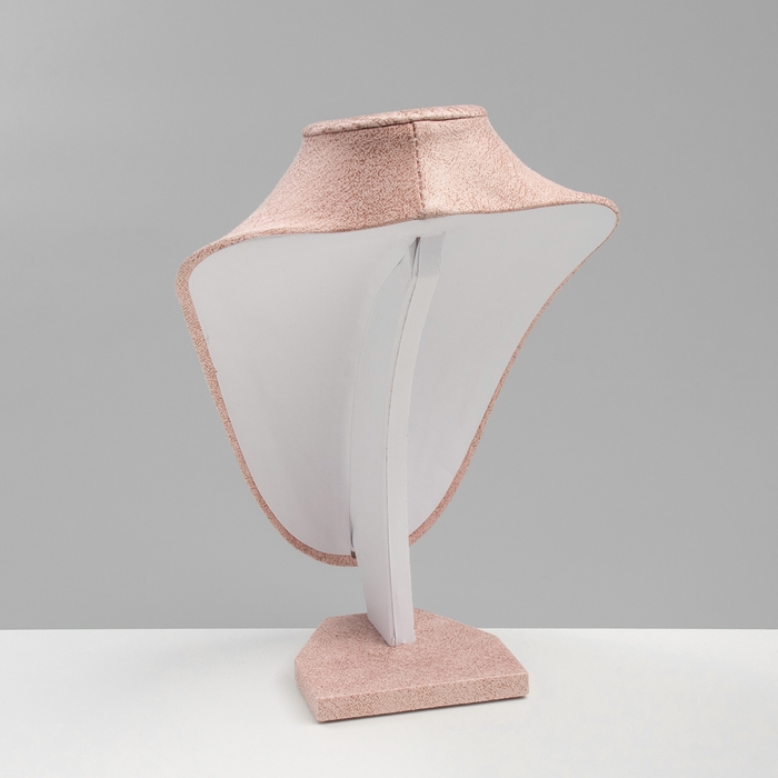 Бюст для украшений, 16&times;11&times;21 см, цвет розовый