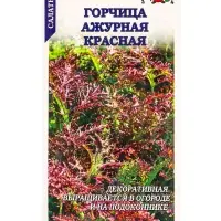 Семена Горчица Ажурная красная /Сотка/ 0,5г/ ранняя салатная/*1200