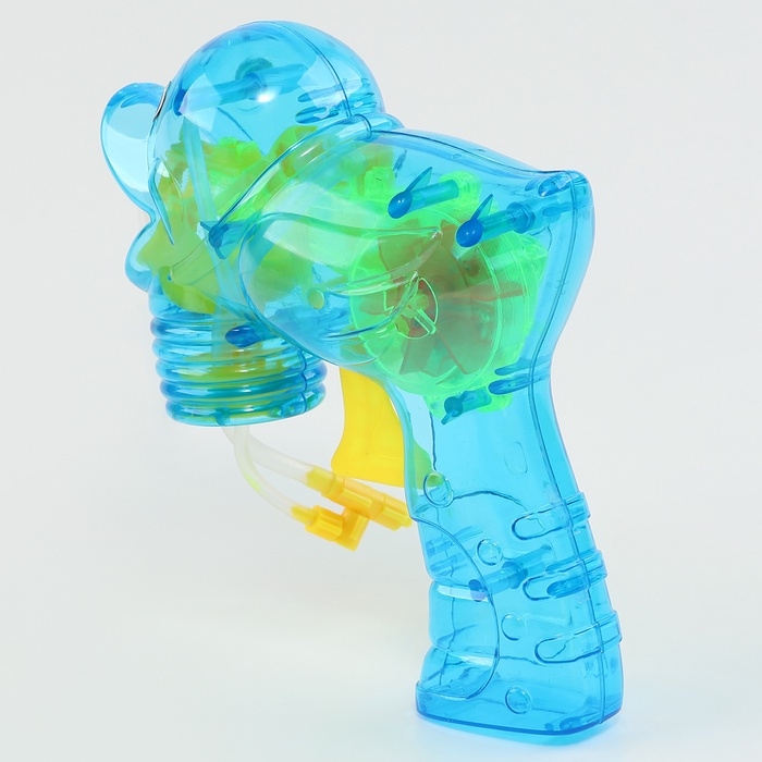 Генератор-пистолет мыльных пузырей &laquo;Утка&raquo;, прозрачный, МИКС