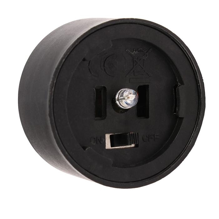 Садовый светильник на солнечной батарее &laquo;Цилиндр&raquo;, 4.5 &times; 30 &times; 4.5 см, 1 LED, свечение мульти (RGB)