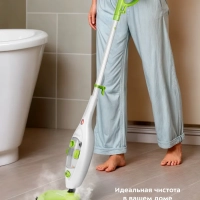 Паровая швабра с насадками КТ-1060 - 1300 Вт - 300 мл