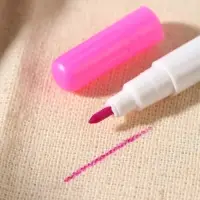 Маркер для ткани, самоисчезающий, 15 см, розовый