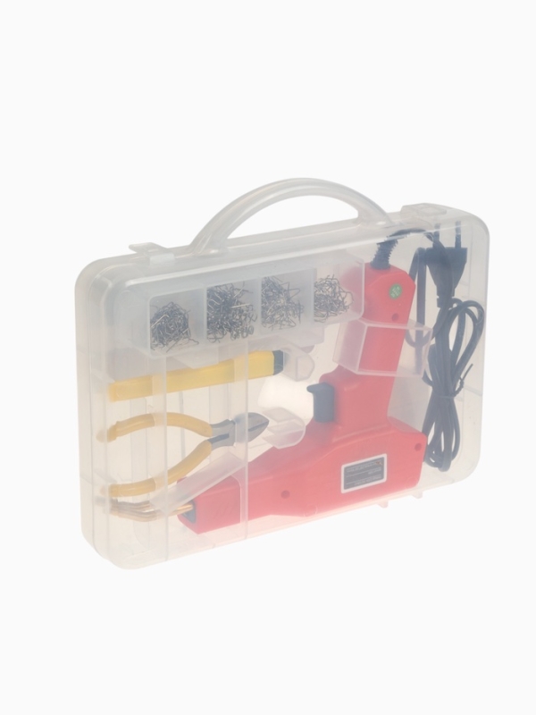 Паяльник для пластика ТУНДРА, 50 Вт, 750 &deg;С, комплект оснастки, кейс