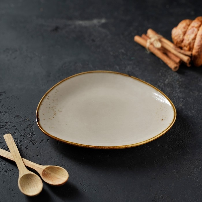 Блюдо для подачи Magistro &laquo;Церера&raquo;, 18&times;15,6 см, цвет коричневый