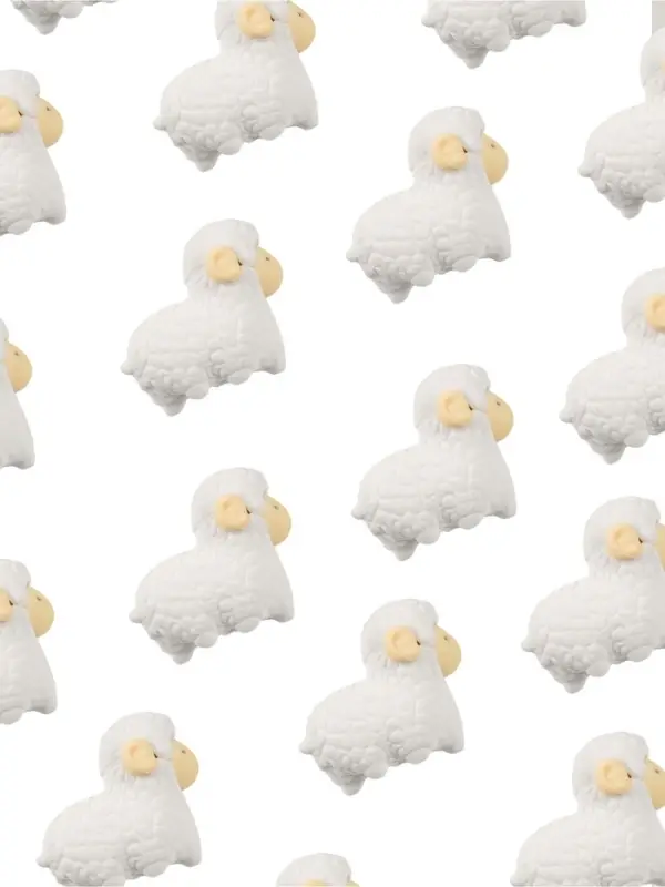 Ластик фигурный &laquo;Барашек&raquo; сборный, штрихкод на штуке