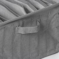 Органайзер для хранения белья LaDо́m, 9 ячеек, 25&times;33&times;16 см, цвет серый