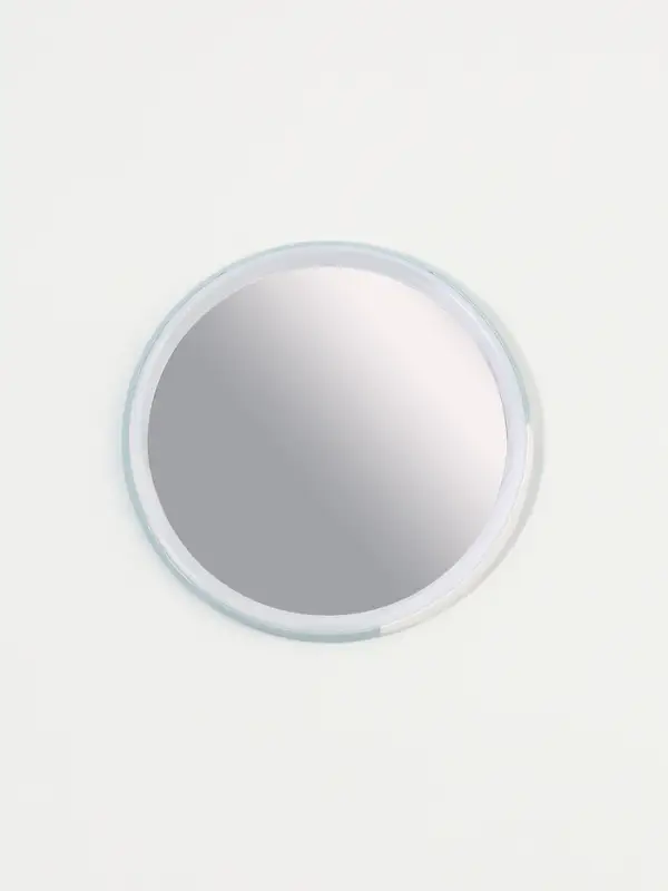 Зеркало карманное &laquo;Кошки&raquo;, d=7 см, голубое