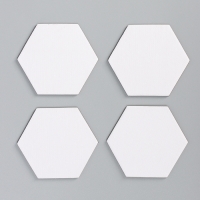 Набор холстов на магните &laquo;Шестиугольник&raquo;, 7,5 см, 4 шт