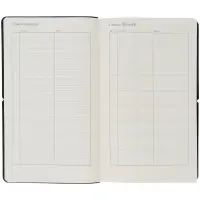 Ежедневник Nubuk, недатированный, темно-серый