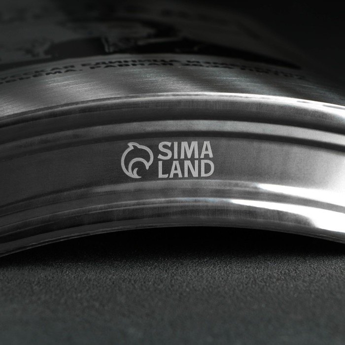 Фляжка ГИГАНТ &laquo;Мера&raquo;, 1920 мл, серебристая