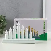 Светодиодная свеча LED RISALUX &laquo;Семь свечей&raquo; 3хAAA белый 23,7х5х15 см