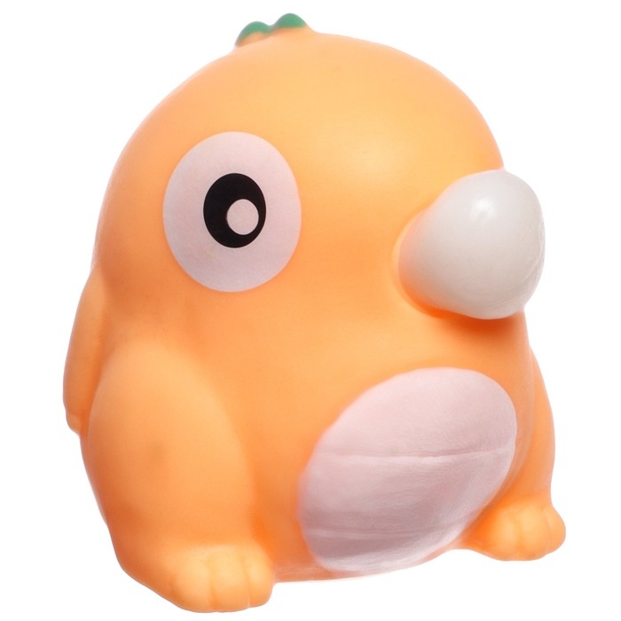 Резиновая игрушка для ванны &laquo;Дракончик с пузырем&raquo;, 5x5 см, цвет МИКС, Крошка Я