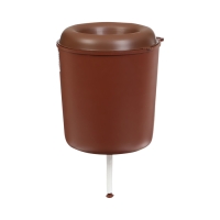 Умывальник садовый, 3 л, пластик, коричневый, Greengo