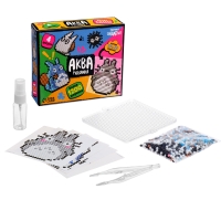 Аквамозаика &laquo;Тоторо&raquo;, более 1200 шариков, 4 фигурки