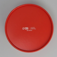 Коробка для макарун тубус с окном &laquo;Тепла и уюта&raquo;, 12 х 12 х 5 см, Новый год