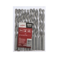 Сверло по металлу ЛОМ, HSS, цилиндрический хвостовик, 7.5&times;110 мм, 10 шт.