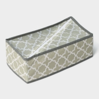 Органайзер для хранения белья &laquo;Гранж&raquo;, 8 ячеек, 28&times;15&times;13 см, цвет серый