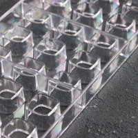 Форма для конфет и шоколада KONFINETTA &laquo;Куб&raquo;, 27,5&times;13,5&times;3 см, 21 ячейка 2,5&times;2,5 см, прозрачный