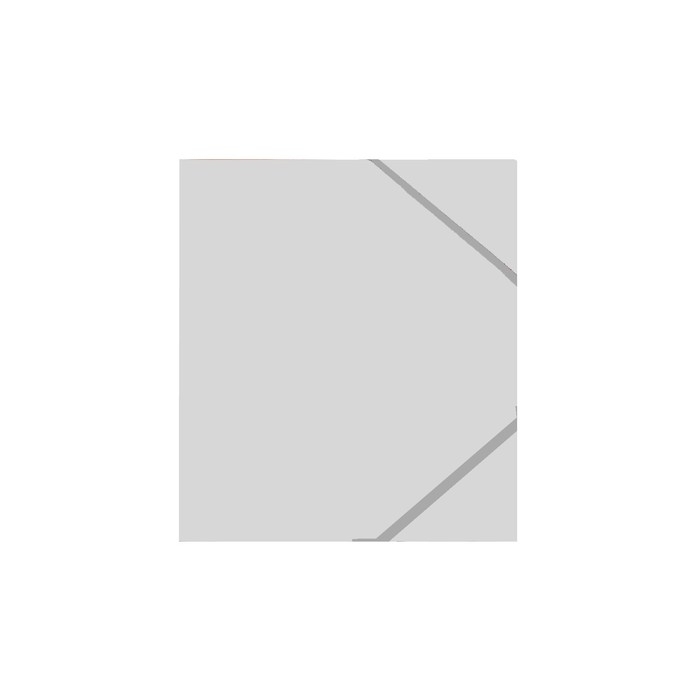 Папка на резинке А5, 500 мкм, Calligrata, корешок 15 мм, до 100 листов, белая