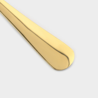 Ложки столовые из нержавеющей стали Доляна &laquo;Голд&raquo;, длина 20,5 см, 6 шт, цвет золотой