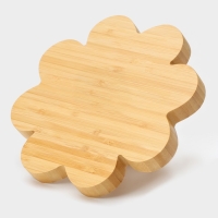 Менажница Доляна &laquo;Цветок&raquo;, 19,5&times;19,5 см, бамбук