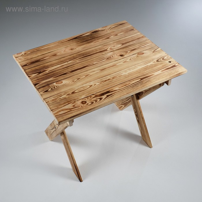 Стол складной, обожжённый, 80&times;80&times;70 см