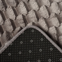 Коврик для ванной Этель &laquo;Ромбы&raquo;, цв. светло-серый, 50х80 см