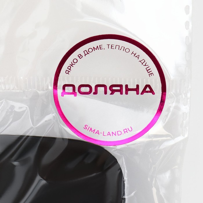 Противень для духовки Доляна &laquo;Криспи&raquo;, силикон, 40&times;30 см, цвет чёрный