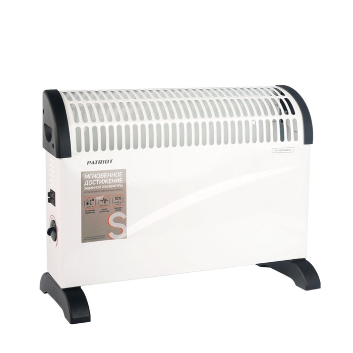 Электрический конвектор PATRIOT PT-C 20 ST, 2 кВт,  площадь 20 м&sup2;, 3 режима, защита IP20
