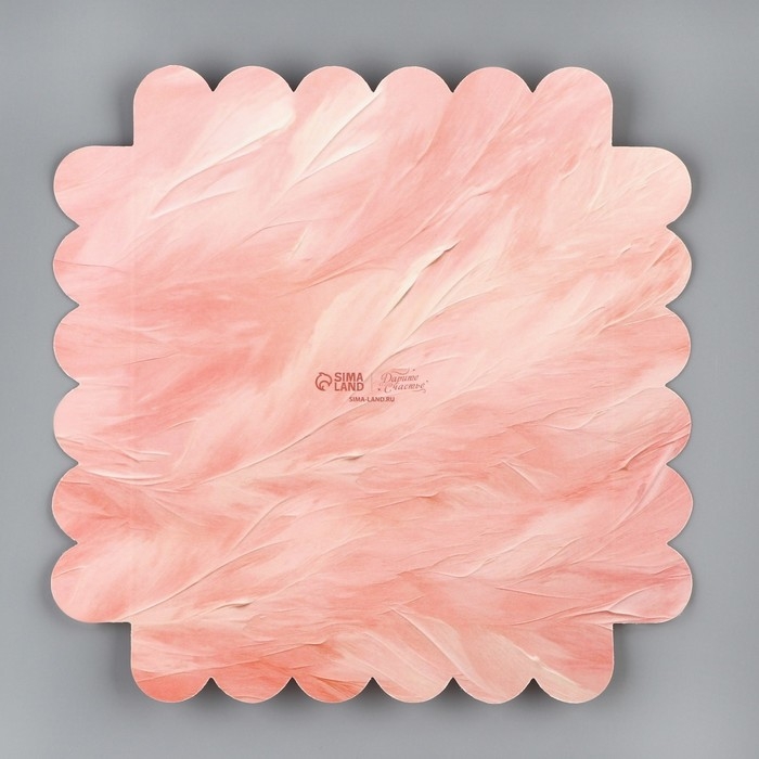 Коробка кондитерская, сундук, упаковка, &laquo;Нежные цветы&raquo;, 14 х 14 х 18 см