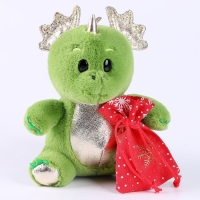 Новогодняя мягкая игрушка &laquo;Дракоша с мешочком&raquo;