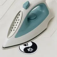 Термоаппликация &laquo;Инь-Ян&raquo;, 6&times;6 см, чёрно-белая