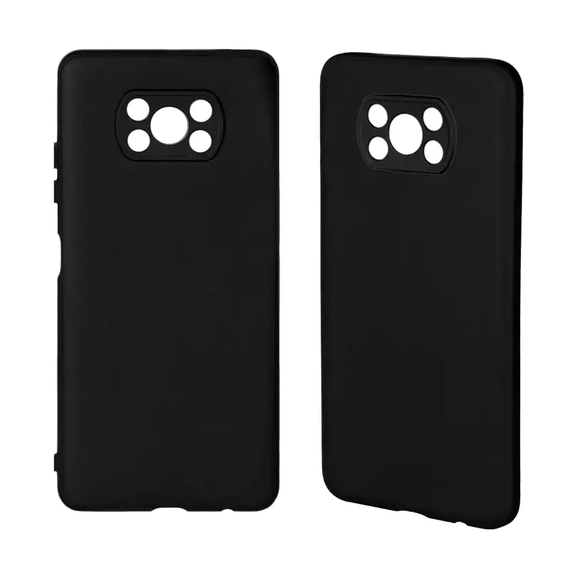 Чехол Xiaomi Poco X3 NFC TPU матовый черный