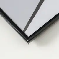 Фоторамка металл на 1 фото 10х15 см "Классик" чёрная 1,5х10,5х16 см