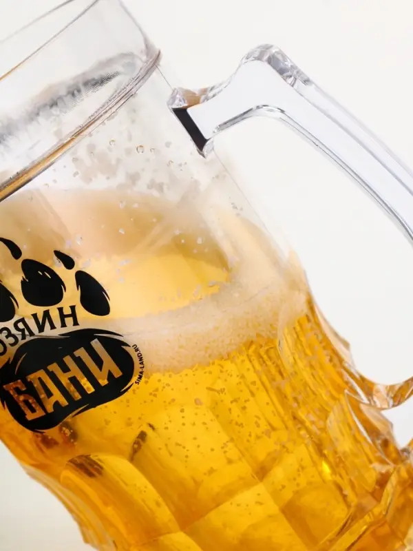 Пивная кружка охлаждающая &laquo;Хозяин бани&raquo;, 420 мл, двойные стенки