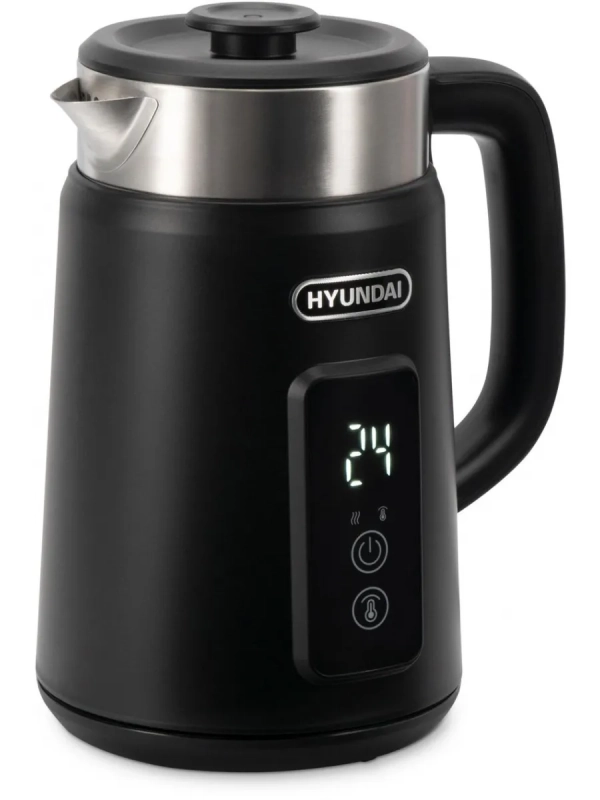 Чайник HYK-S3505 1,5л 2200Вт черный (металл)