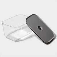 Ланч - бокс с вакуумным клапаном Доляна, 1,45 л, 19,5&times;14&times;10,5 см, прозрачный