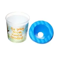 Стакан - непроливайка для рисования Calligrata &laquo;Милая панда&raquo;, 210 мл, с рисунком