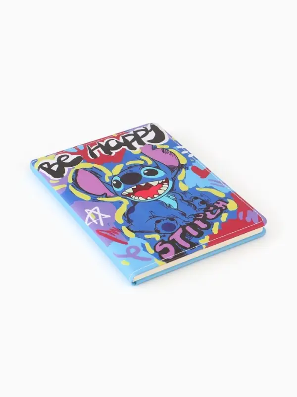 Набор Ежедневник А5, 80 л, ручка и наклейки Стич