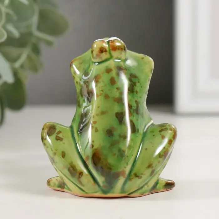Сувенир керамика "Мечтательная лягушка" 4,6х5,7х6,6 см