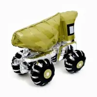 Воздушный шар фольгированный 25" 3D &laquo;Зеленый камаз&raquo;, под воздух