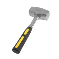 Кувалда ТУНДРА, цельнокованая, квадратный боек, двухкомпонентная рукоятка, 2 кг